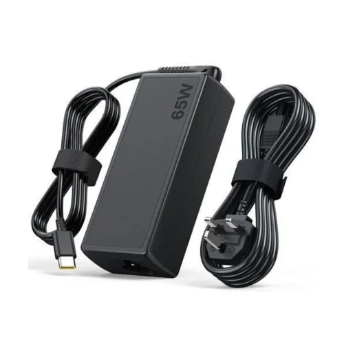 Lenovo Laptop Charger – 65W USB Type‑C AC Adapter with Power Cable (Complete Set) – Best Price in Kenya